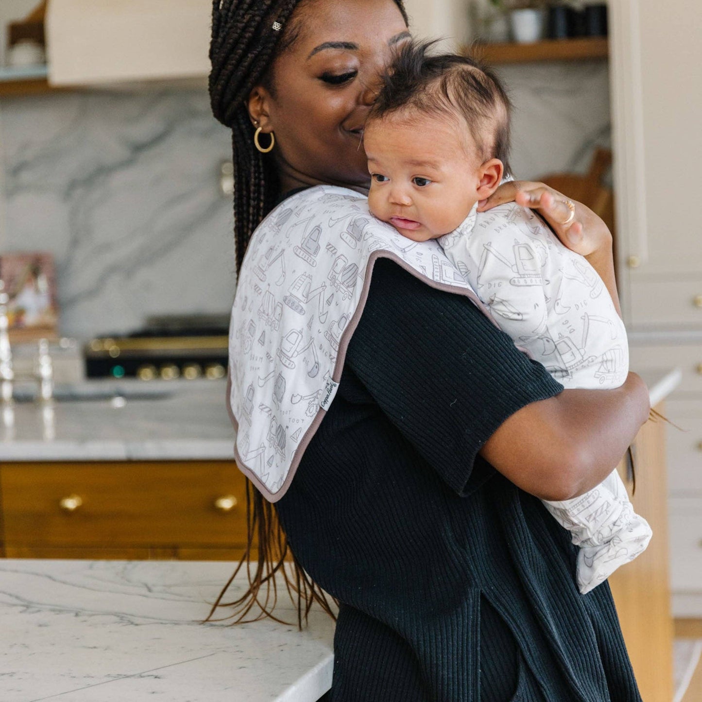 COPPER PEARL GAGE BURP CLOTH SET (3-PACK)