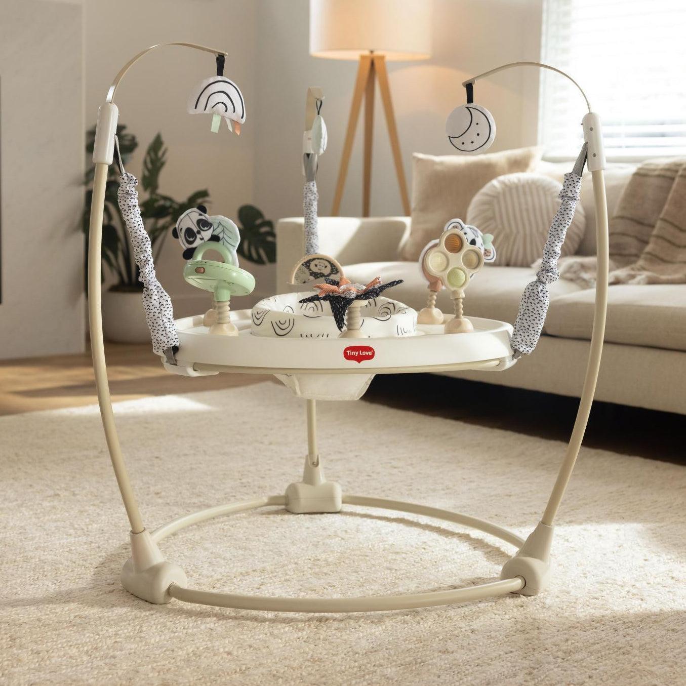 TINY LOVE BLACK & WHITE DÉCOR 4-IN-1 JUMP & PLAY ACTIVITY CENTER