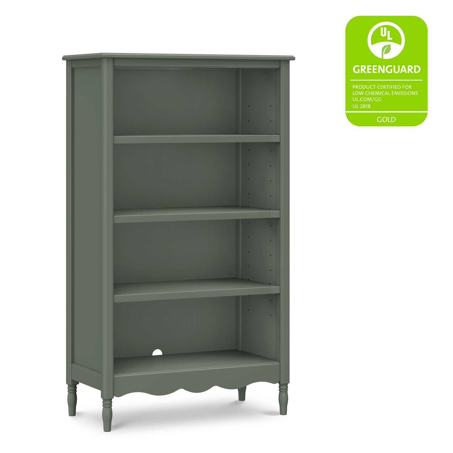 Liberty Assembled Bookcase in Warm White