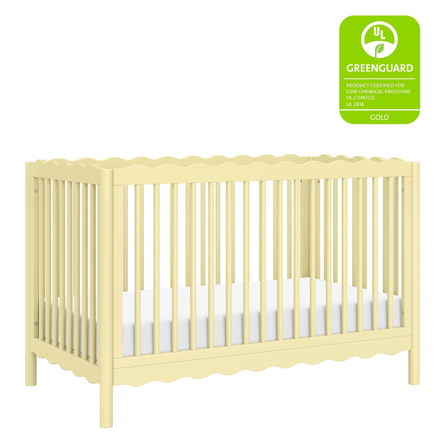 BABYLETTO SWELL 4-IN-1 CONVERTIBLE CRIB WITH TODDLER BED CONVERSION KIT