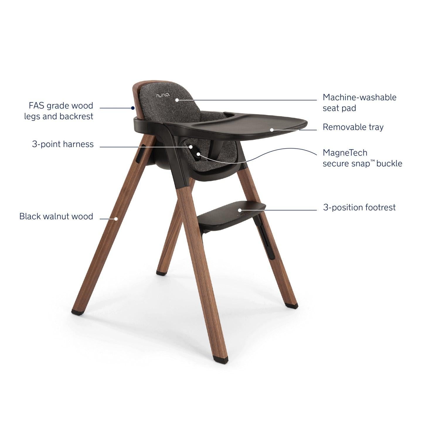 stokke steps black oak Nuna BRYN High Chair