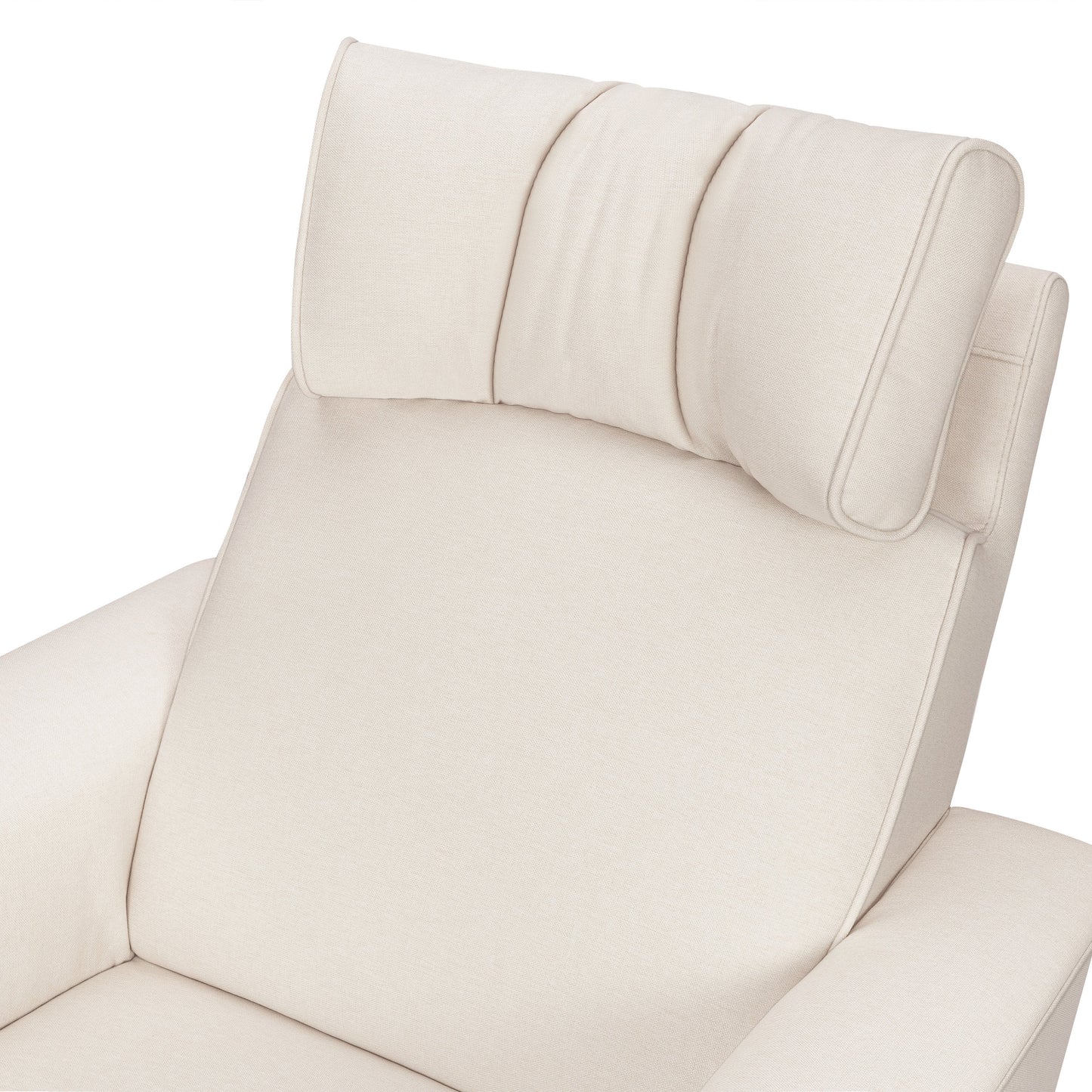 Willa Deluxe Power Glider Recliner w/Heat&Massage in Performance Beach Eco-Weave
