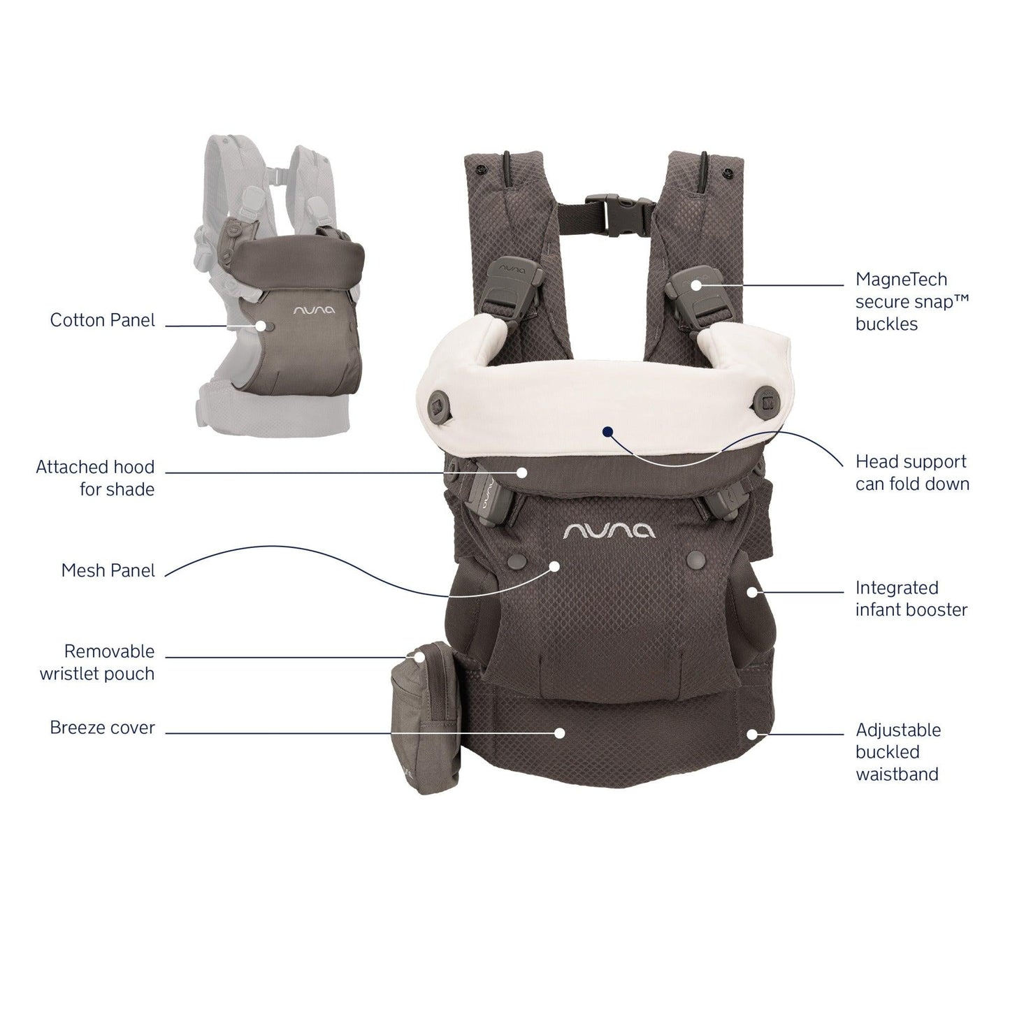 NUNA CUDL DEUX BABY CARRIER