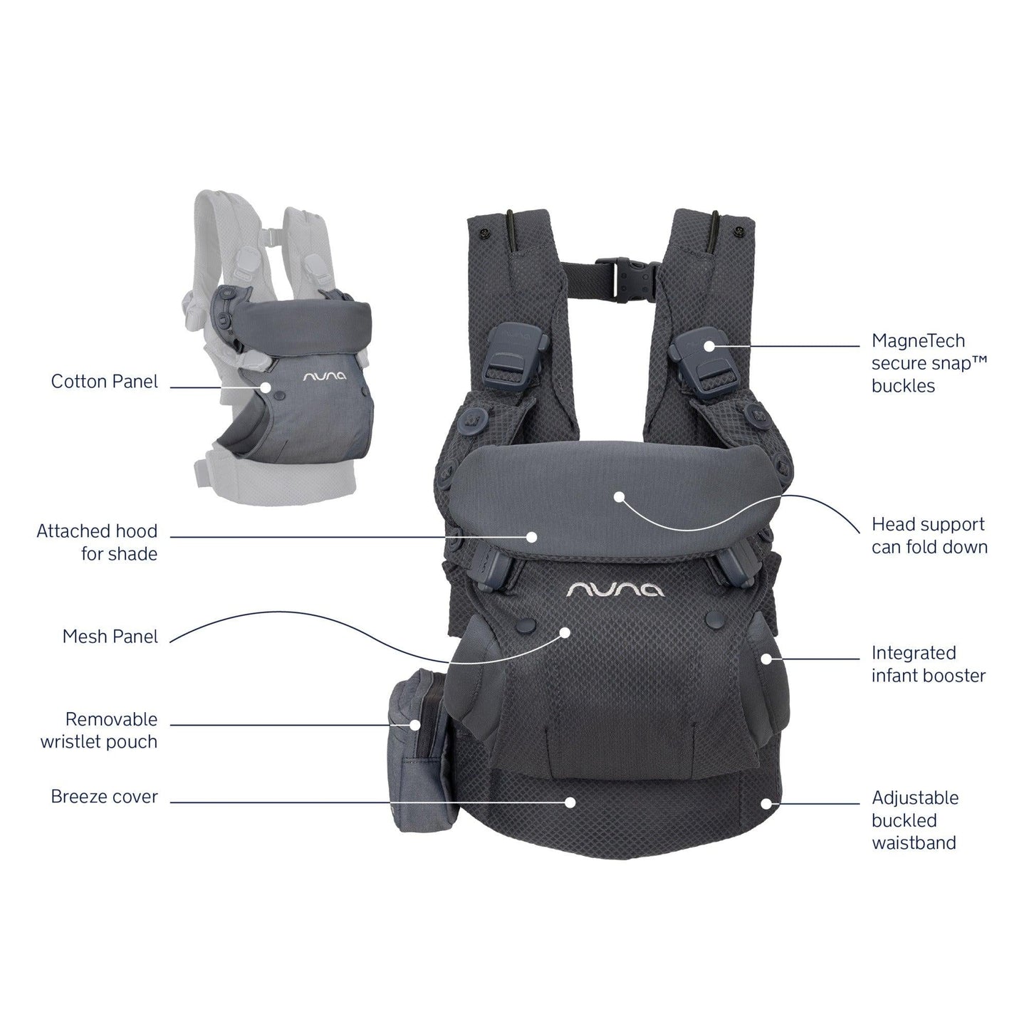 NUNA CUDL DEUX BABY CARRIER