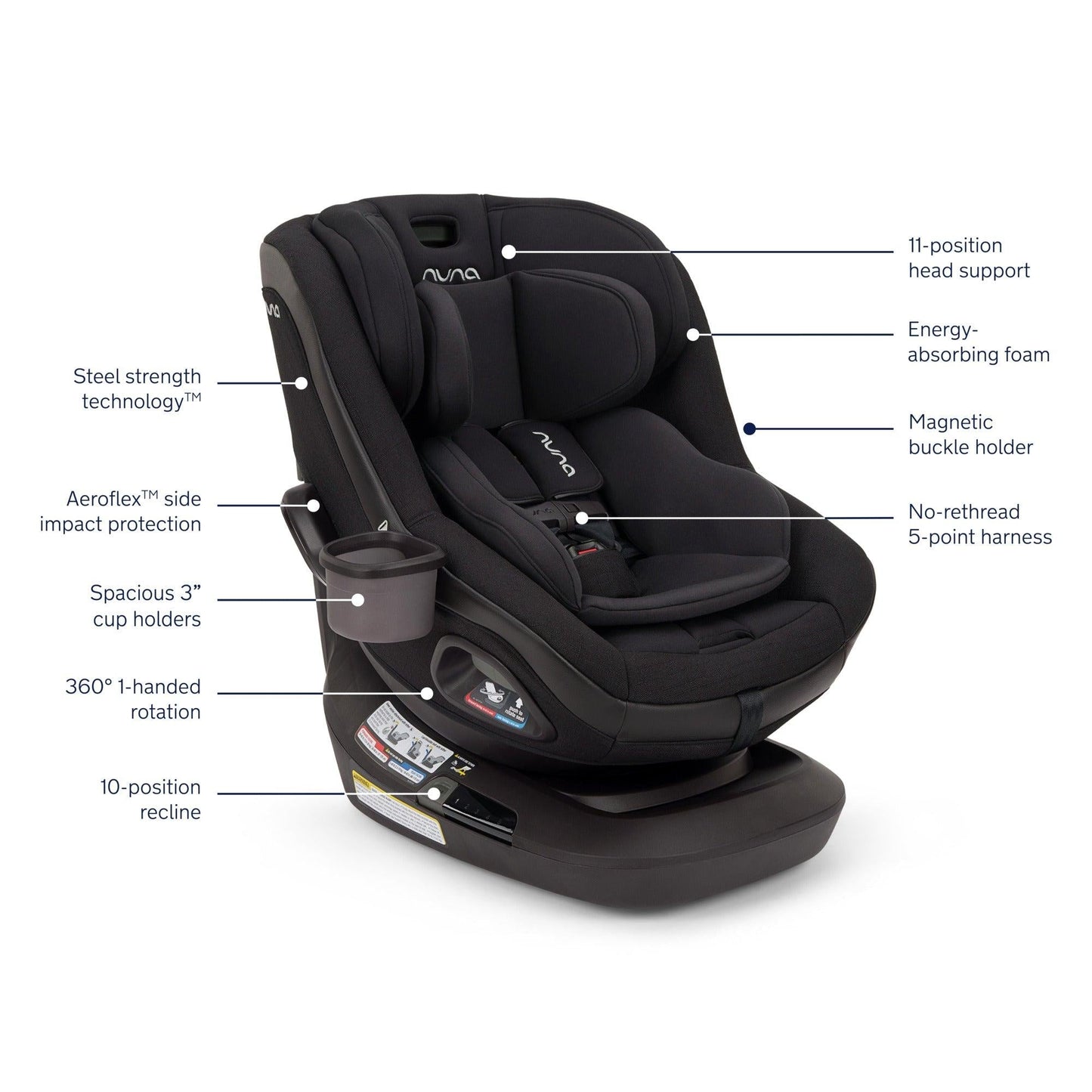 NUNA REVV MAXX CONVERTIBLE CAR SEAT | SHIPS IN MAY