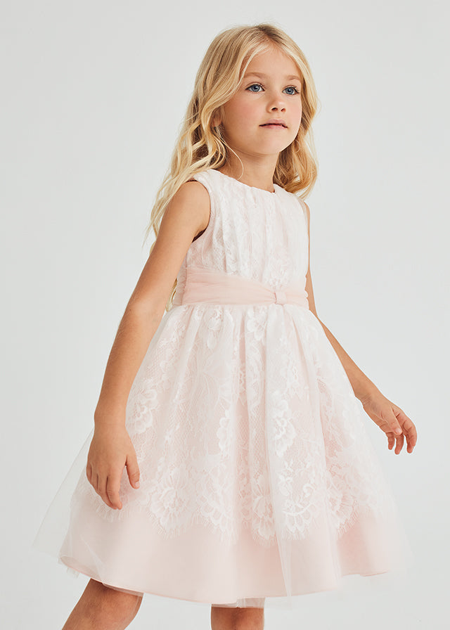 ABEL & LULA  LACE DRESS ROSA PEONIA