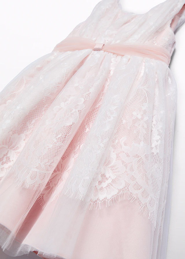 ABEL & LULA  LACE DRESS ROSA PEONIA
