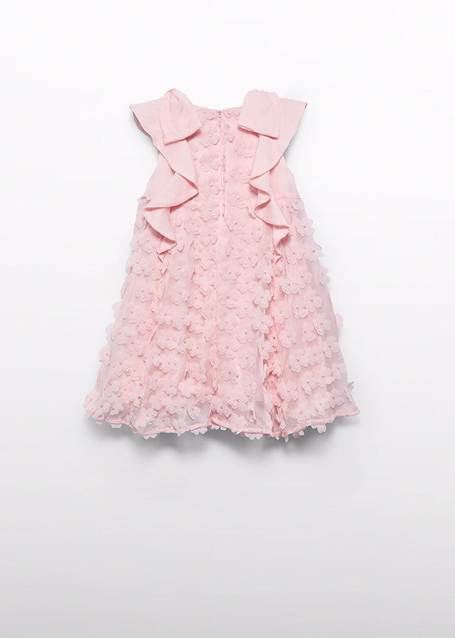 ABEL & LULA  BAMBULA DRESS WITH 3D FLOWERS