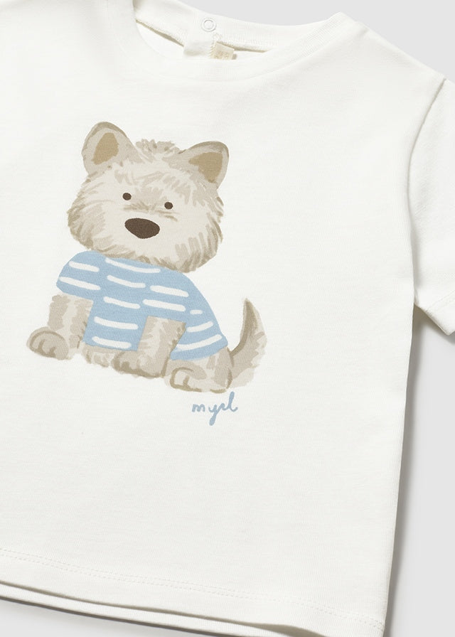 MAYORAL BABY PUPPY GRAPHIC T-SHIRT