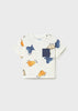 MAYORAL PRINTED T-SHIRT CREAM