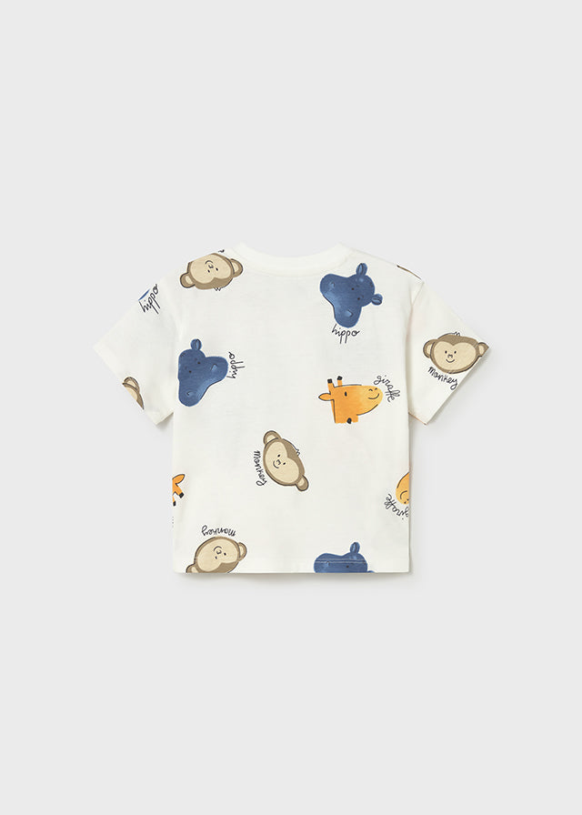 MAYORAL PRINTED T-SHIRT CREAM