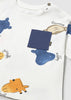 MAYORAL PRINTED T-SHIRT CREAM