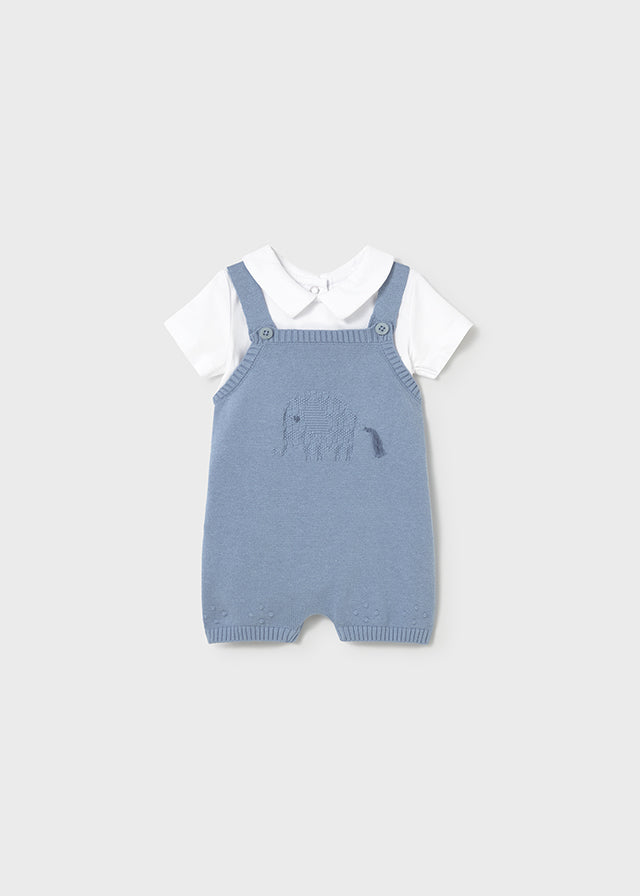 MAYORAL KNIT ROMPER AND BODYSUIT SET