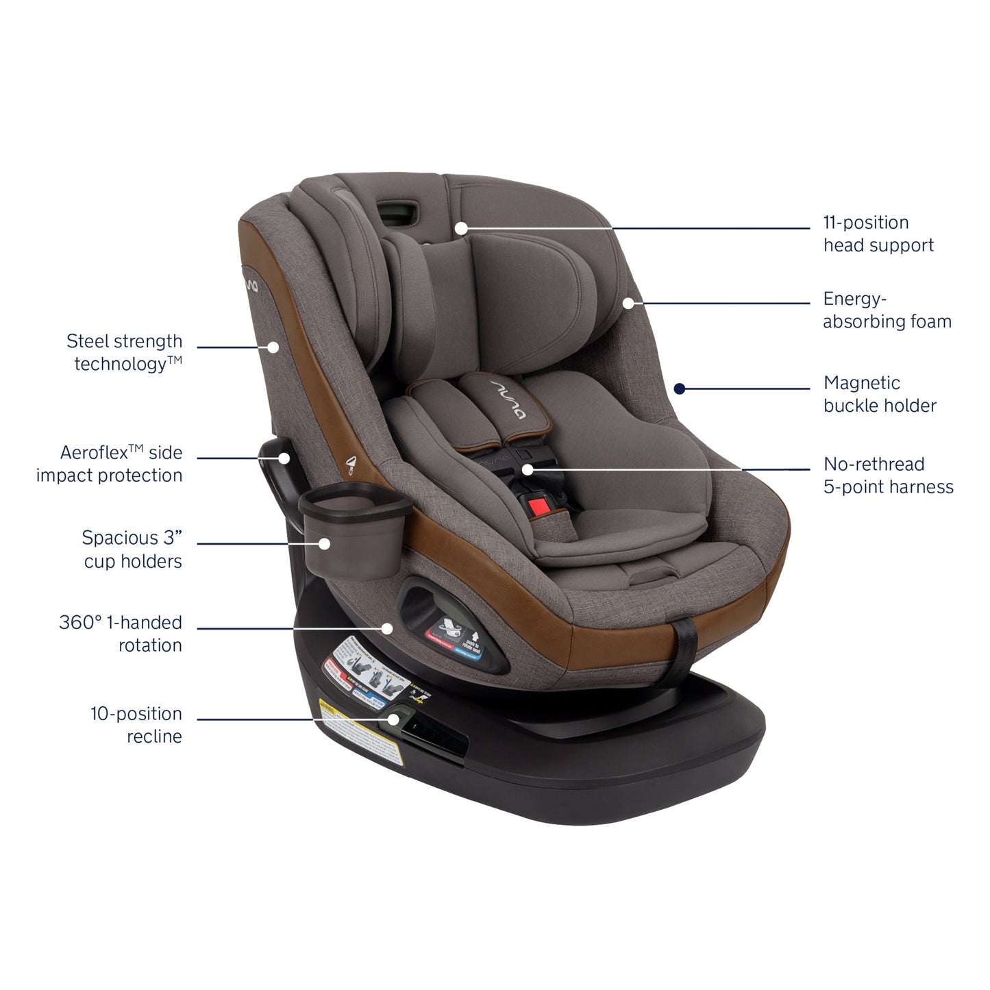 NUNA REVV MAXX CONVERTIBLE CAR SEAT