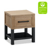 Newbern Nightstand, Assembled in Driftwood