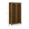 Eloise Bookcase, Assembled in Natural Walnut