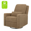 BABYLETTO SIGI RECLINER AND SWIVEL GLIDER IN SHEARLING