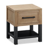 Newbern Nightstand, Assembled in Driftwood