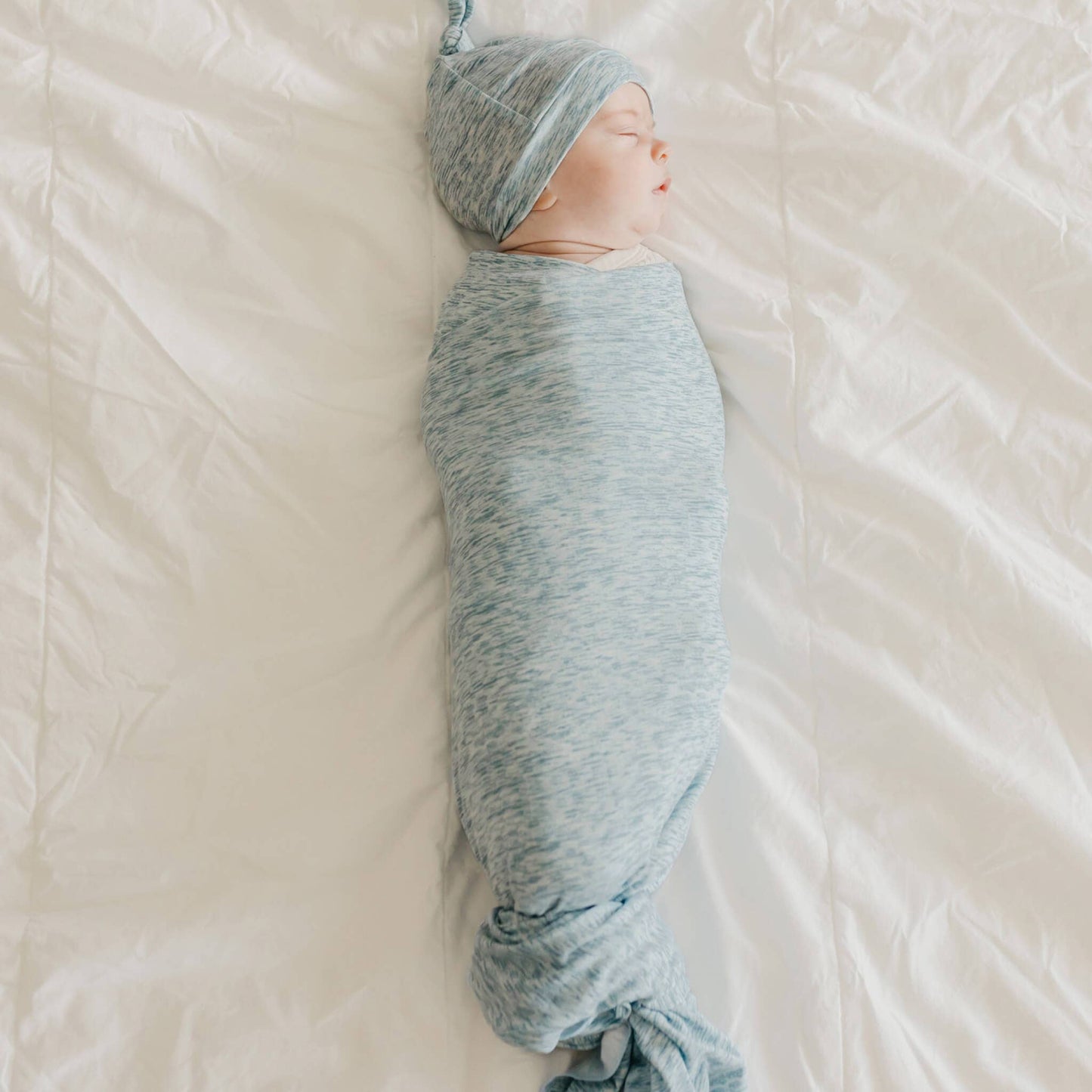 COPPER PEARL KNIT SWADDLE BLANKET - LENNON