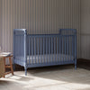 Liberty 3-in-1 Convertible Spindle Crib w/Toddler Bed Conversion Kit in Dusty Rose