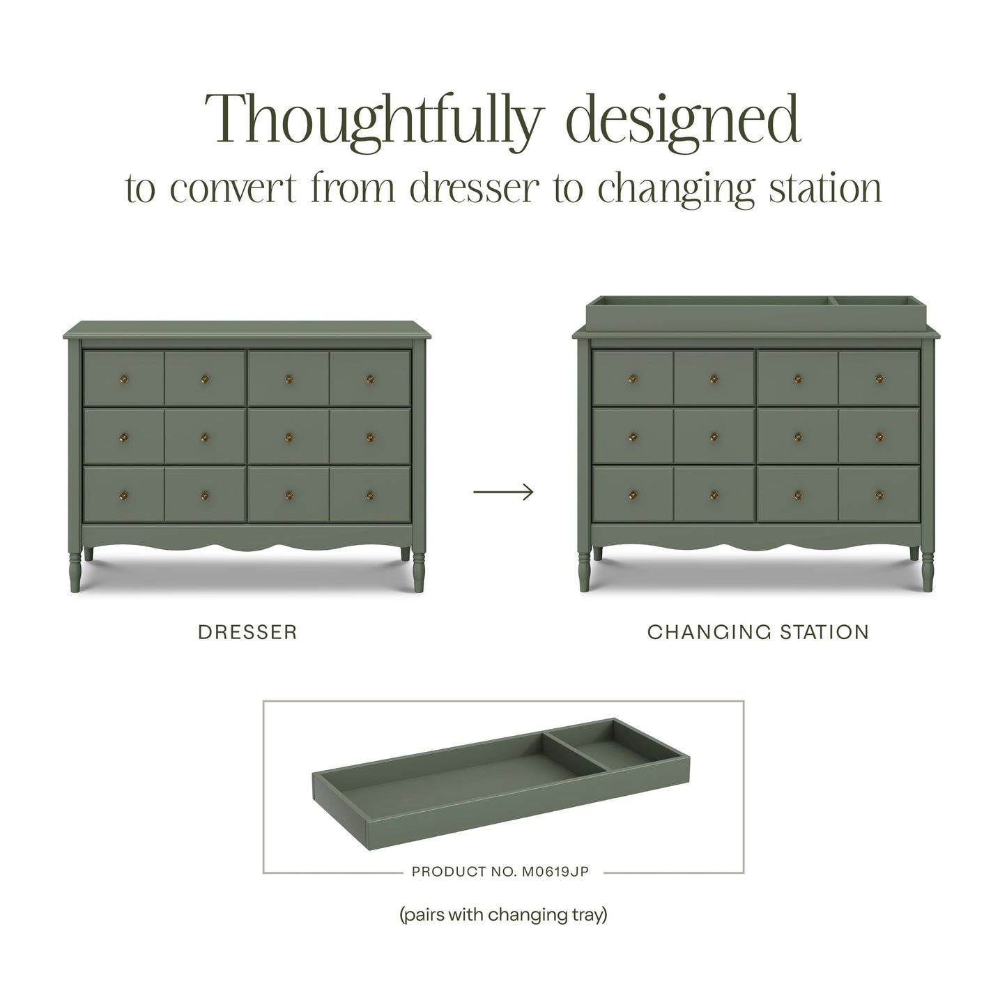 Liberty 6-Drawer Assembled Dresser in Cove Blue
