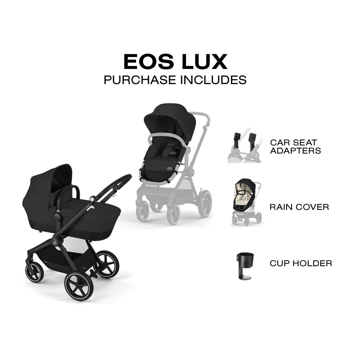 EOS Lux 2-in-1 Stroller - Seashell Beige