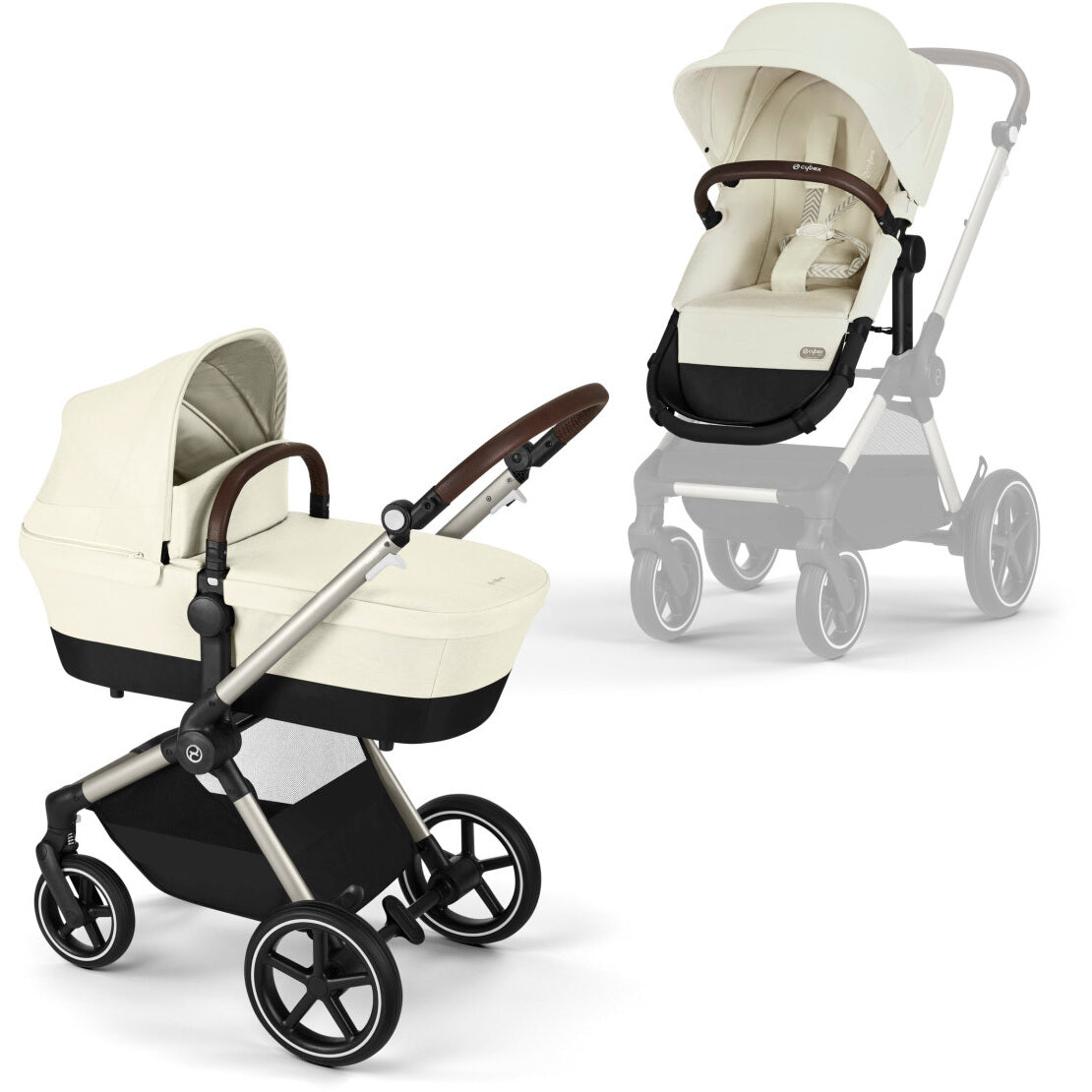 EOS Lux 2-in-1 Stroller - Seashell Beige