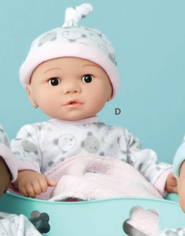 MADAME ALEXANDER 14" ADOPTION DAY BABY GIRL DOLL, LIGHT SKIN TONE, BROWN EYES