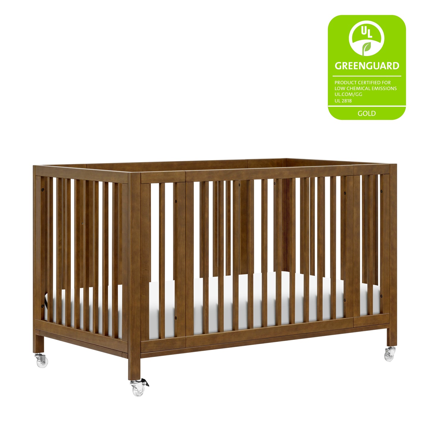 BABYLETTO ROLLI 9-IN-1 CONVERTIBLE ALL-STAGES CRIB WITH BASSINET & TODDLER BED CONVERSION KITS