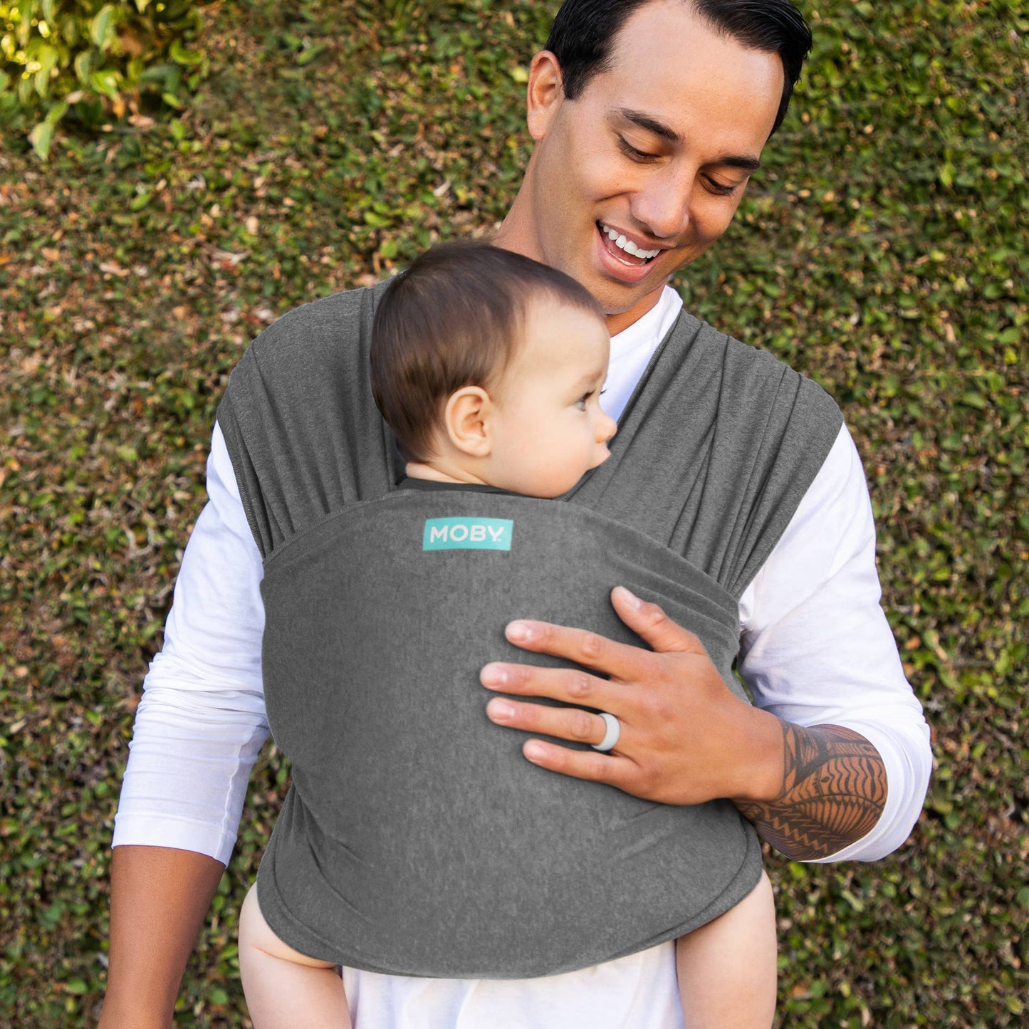 MOBY ELEMENTS BABY WRAP ASPHALT