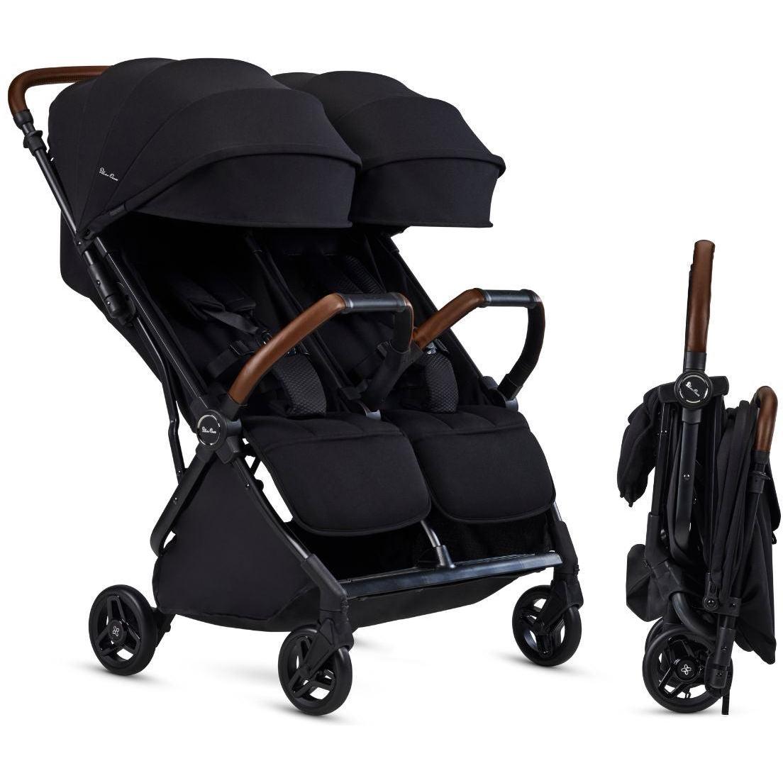 SILVER CROSS JET DOUBLE STROLLER + ACCESSORY BUNDLE