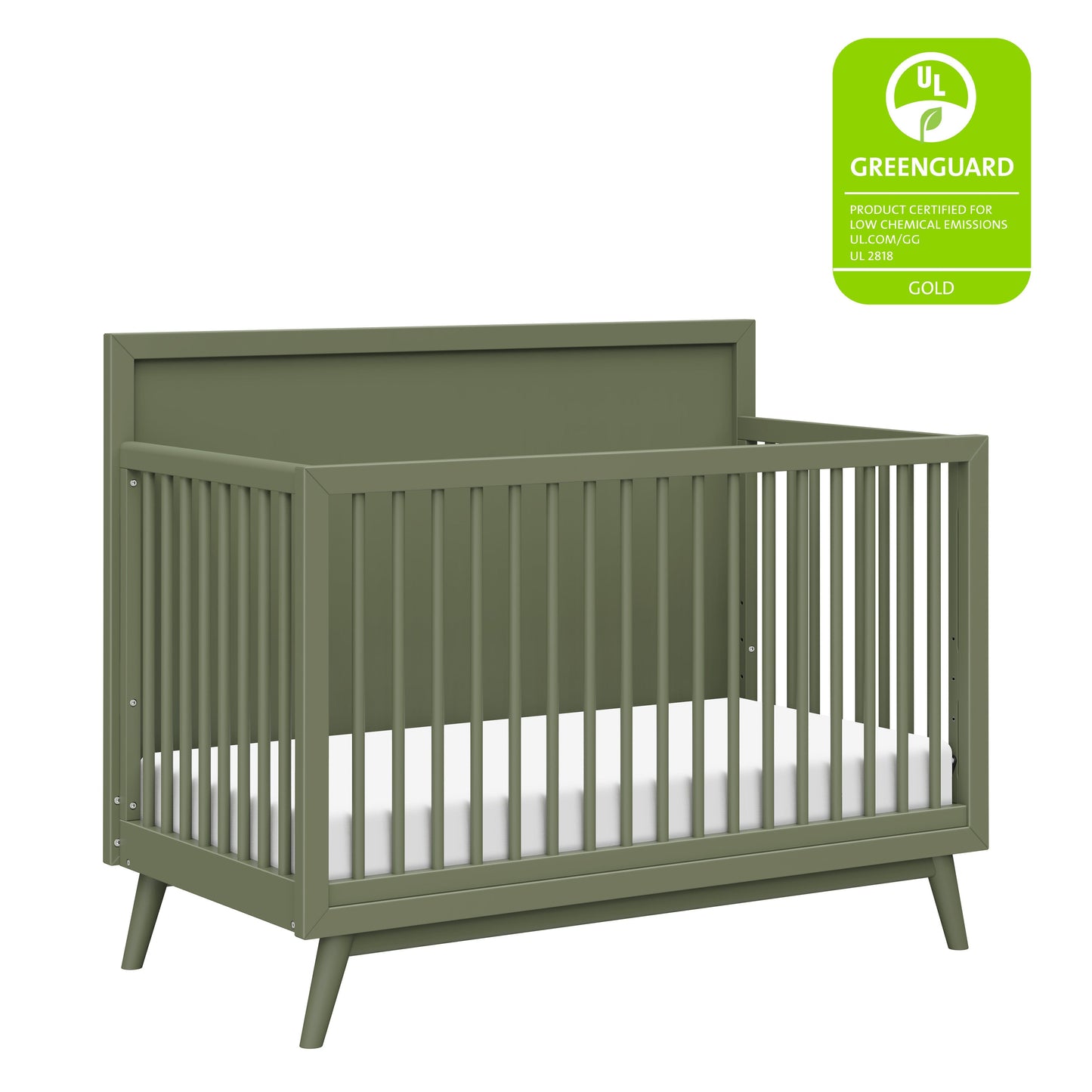 BABYLETTO PALMA 4-IN-1 CONVERTIBLE CRIB WITH TODDLER BED CONVERSION KIT