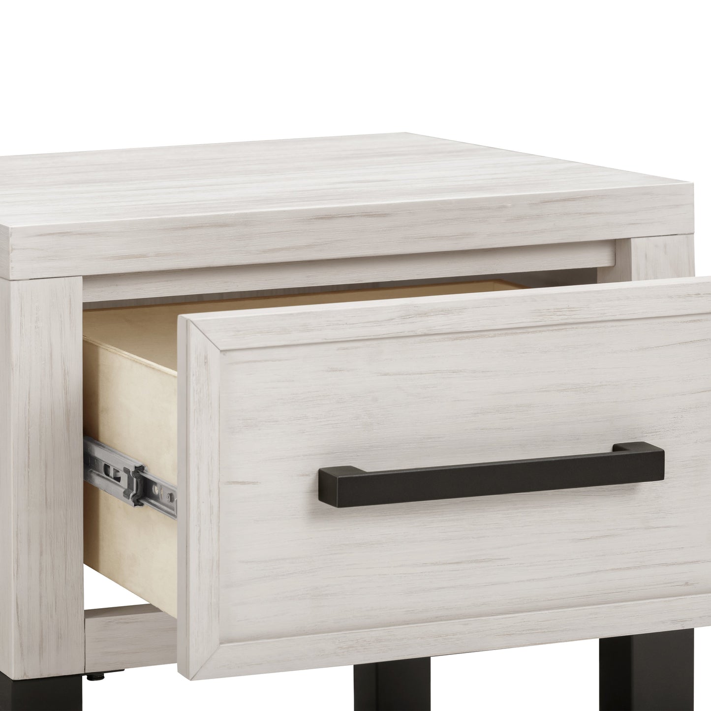 Newbern Nightstand, Assembled in Driftwood