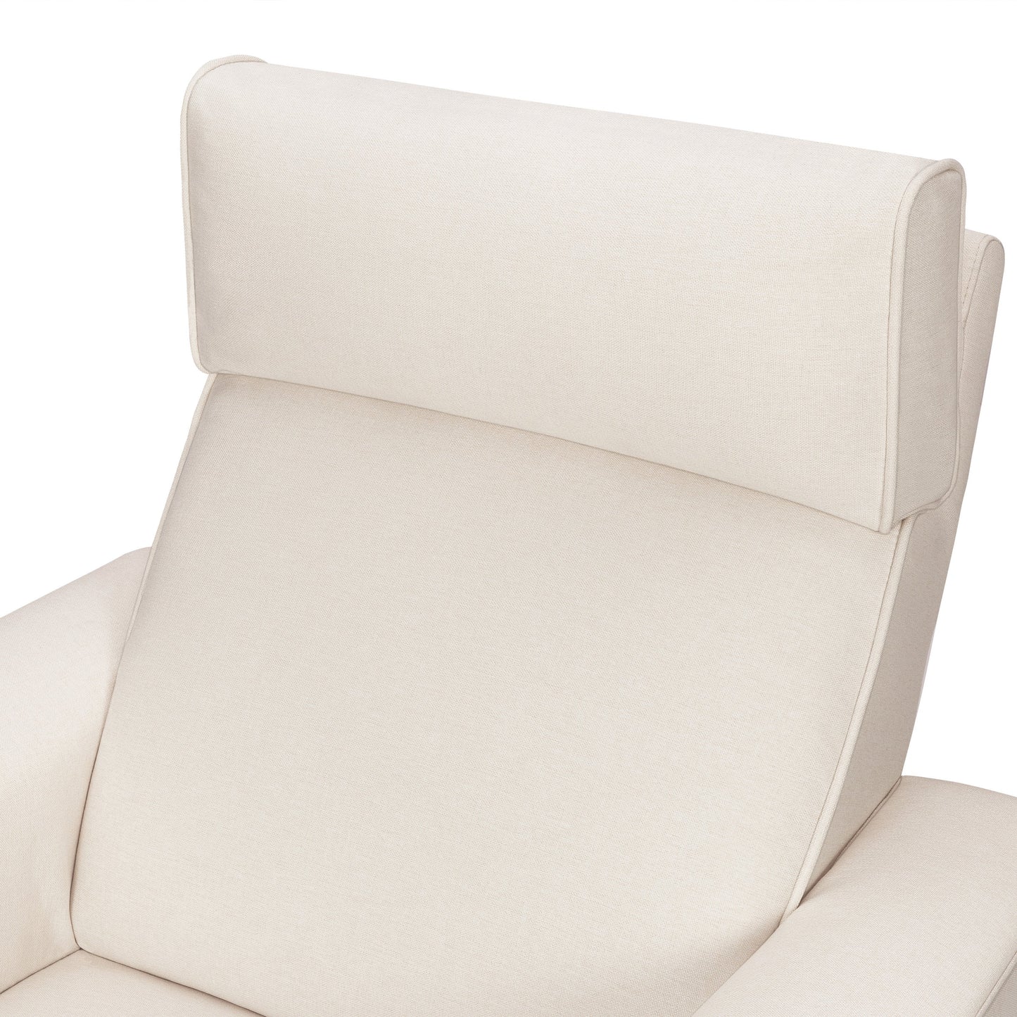 Willa Deluxe Power Glider Recliner w/Heat&Massage in Performance Beach Eco-Weave