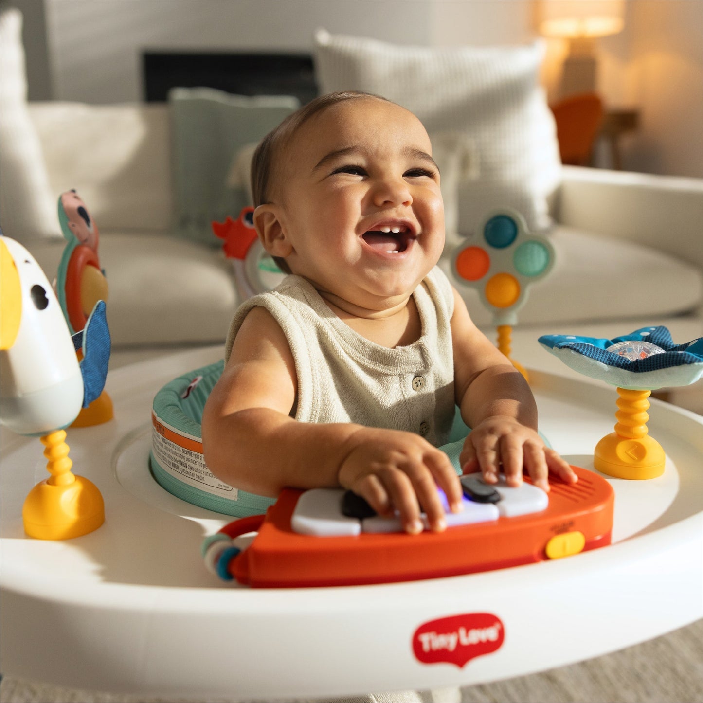 TINY LOVE TINY MARINERS 5-IN-1 HERE I GROW STATIONARY ACTIVITY CENTER