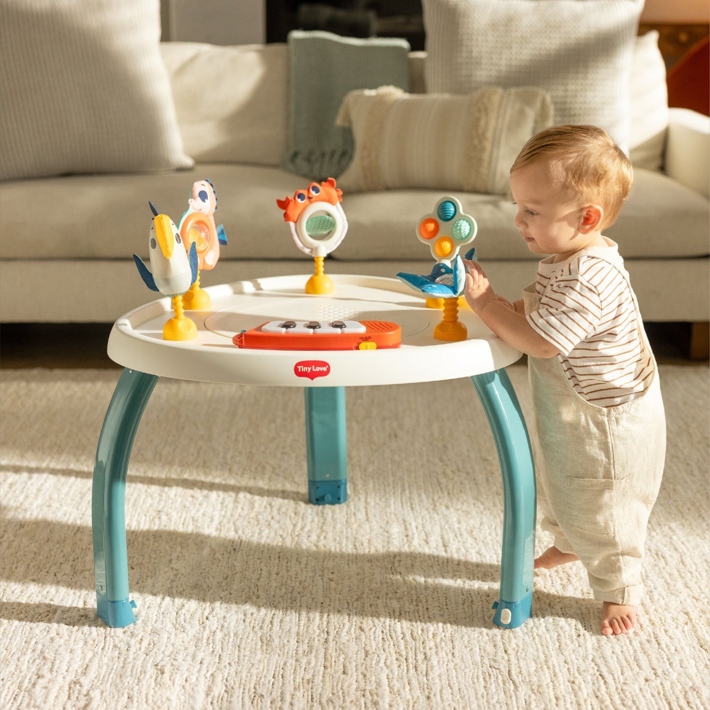 TINY LOVE TINY MARINERS 5-IN-1 HERE I GROW STATIONARY ACTIVITY CENTER