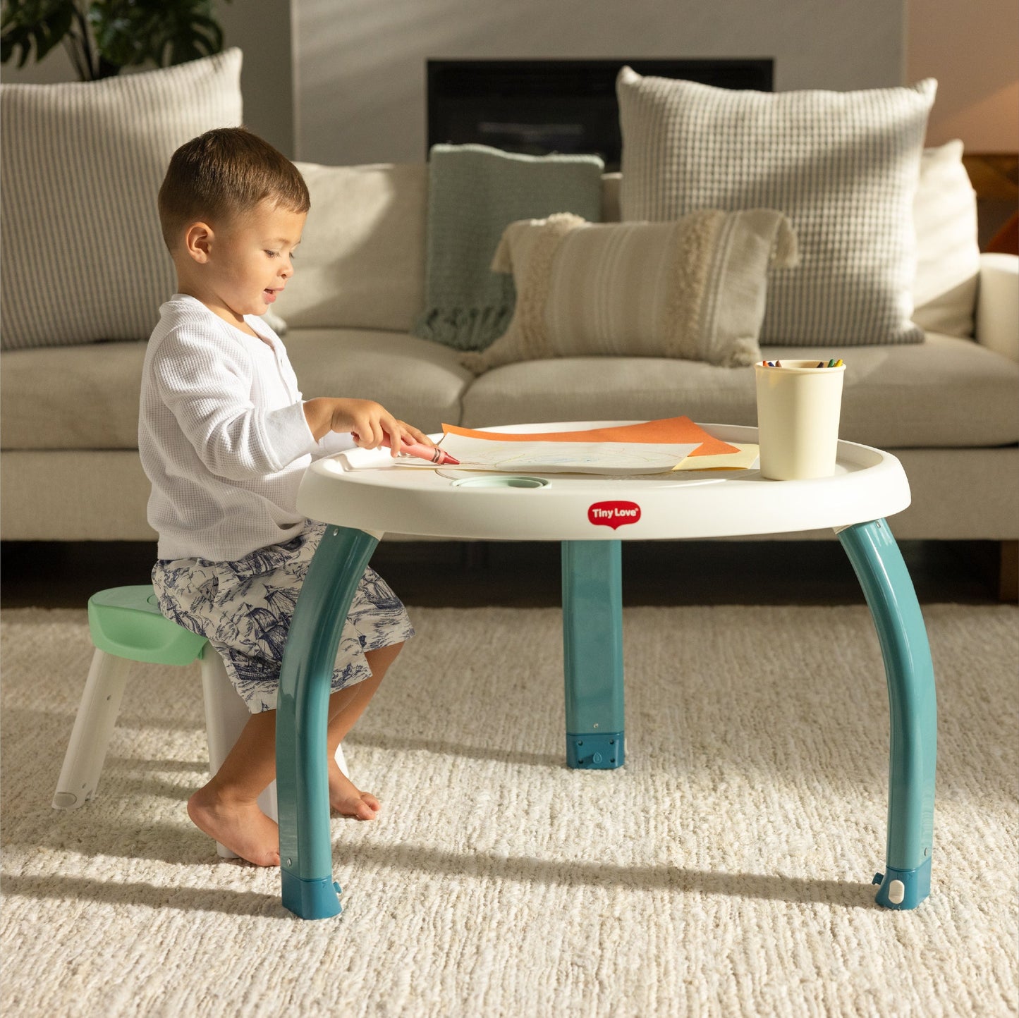 TINY LOVE TINY MARINERS 5-IN-1 HERE I GROW STATIONARY ACTIVITY CENTER