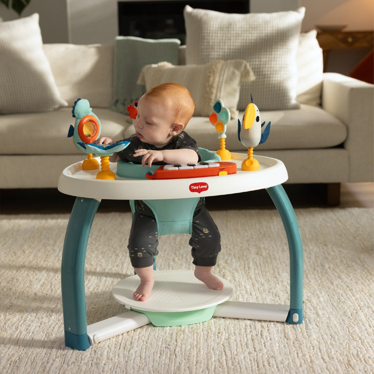 TINY LOVE TINY MARINERS 5-IN-1 HERE I GROW STATIONARY ACTIVITY CENTER