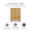 Marin Chifforobe, Assembled in Honey and Honey Cane