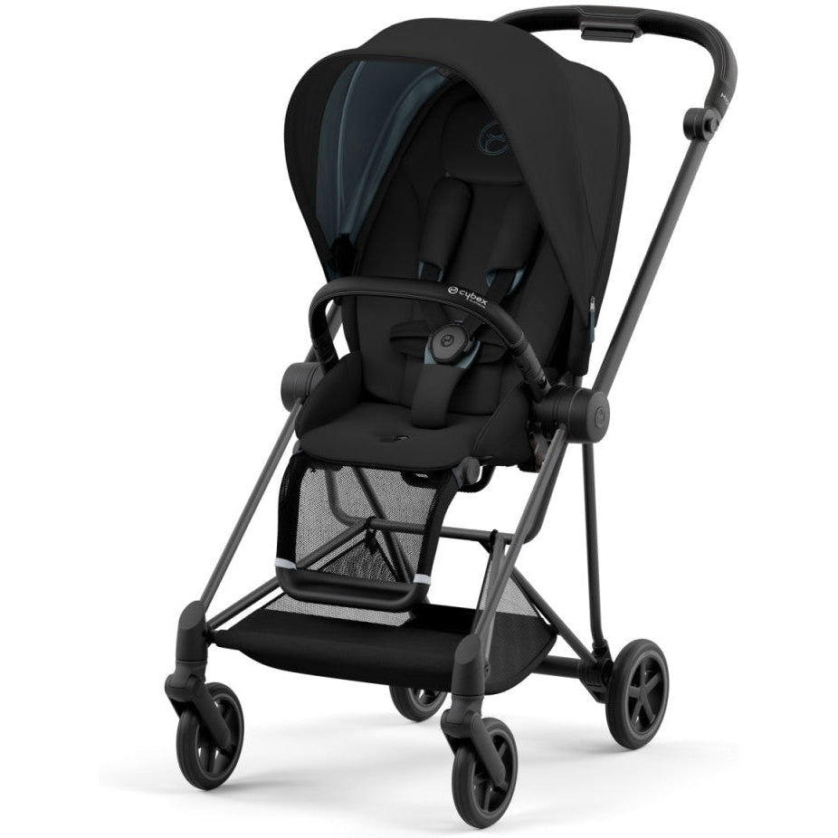 Mios 3  - Chrome/Black + Soho Grey Seat Pack