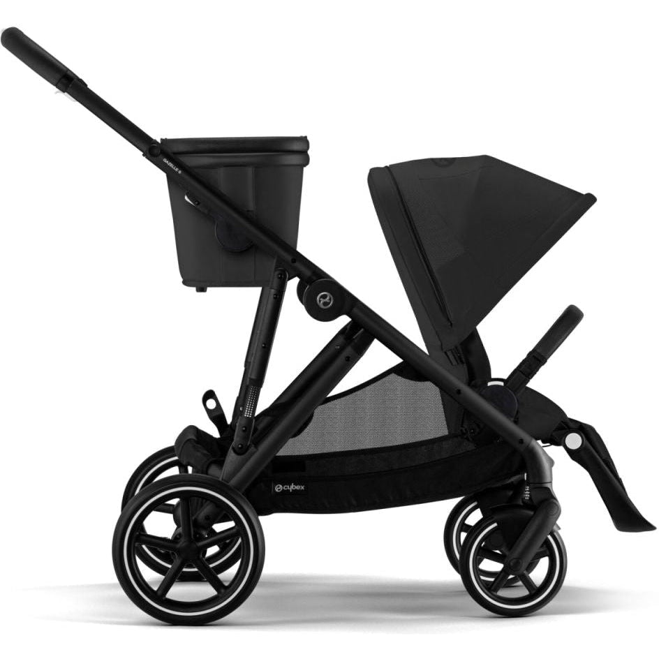 CYBEX GAZELLE S 2 STROLLER | BLACK FRAME | MOON BLACK SEAT | EXCLUSIVE!