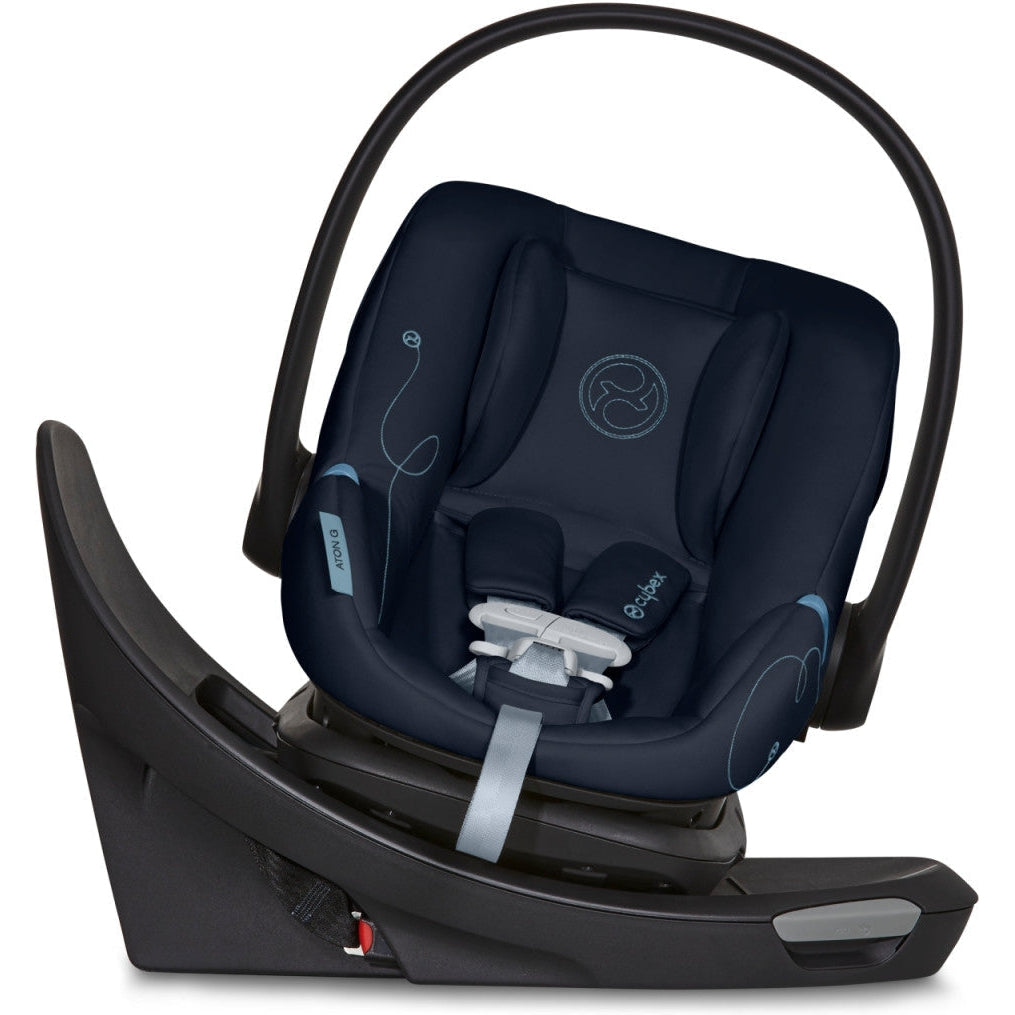 Aton G Swivel Infant Car Seat with SensorSafe - Moon Black