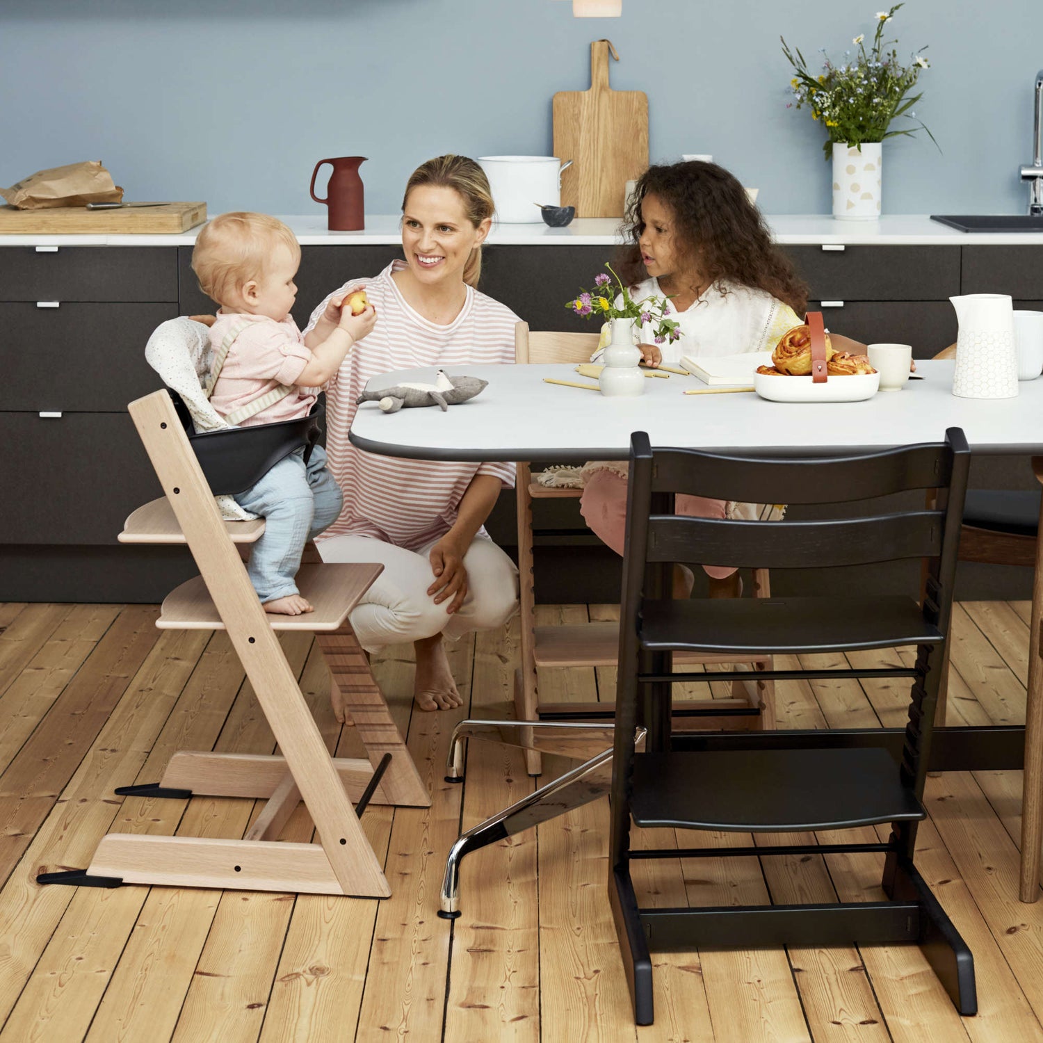 stokke model 1593 Tripp Trapp Chair Oak Warm Brown