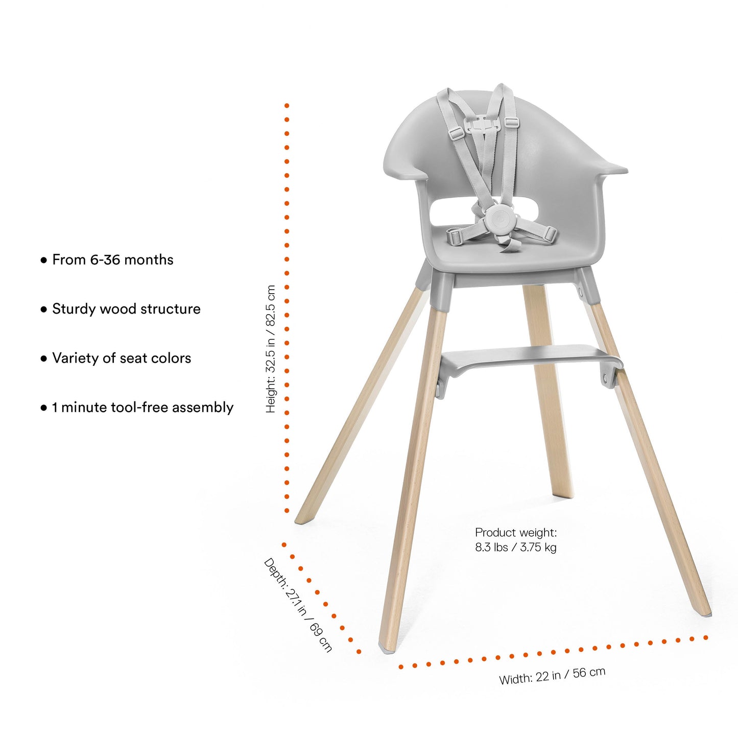 STOKKE CLIKK HIGH CHAIR