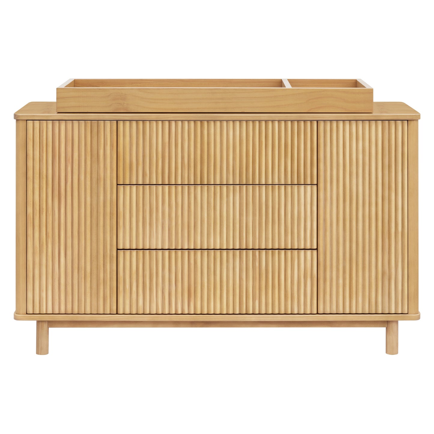 Pogo Tambour Assembled Dresser in Olive