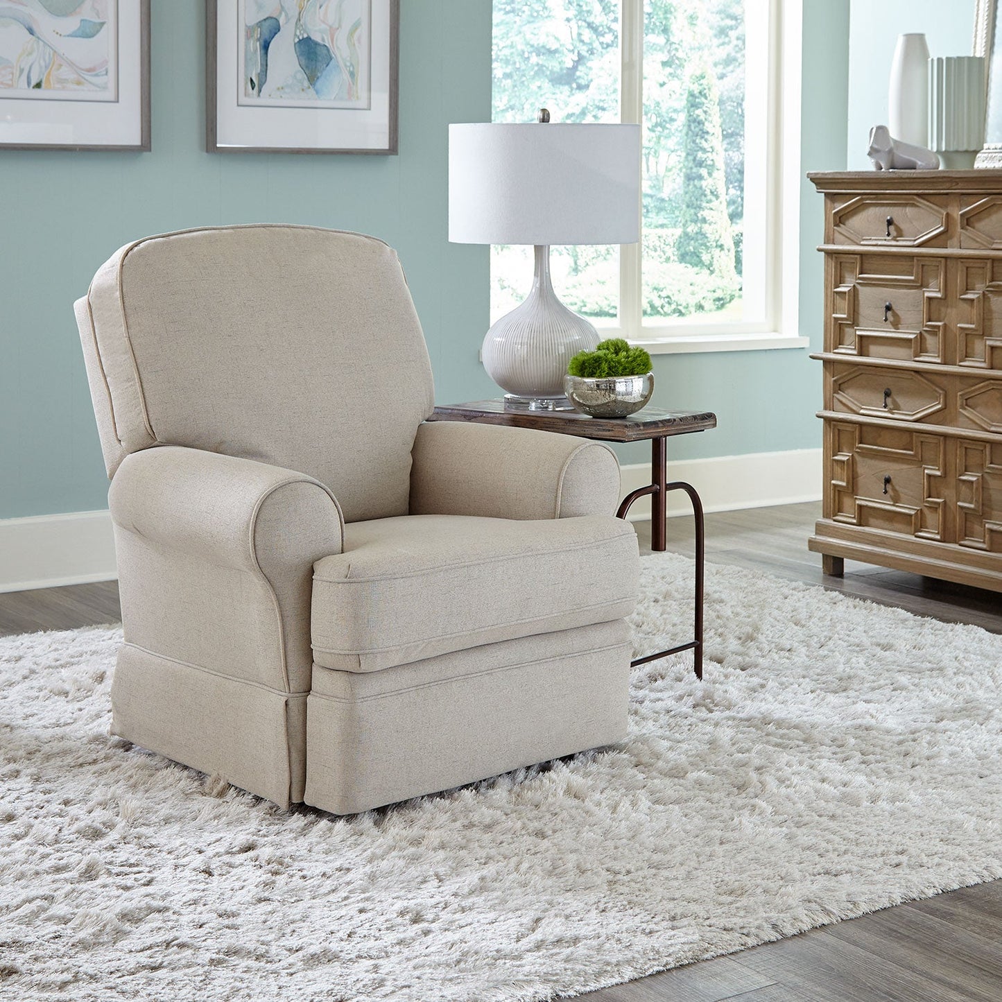 STORYTIME JULIANA SWIVEL GLIDER RECLINER