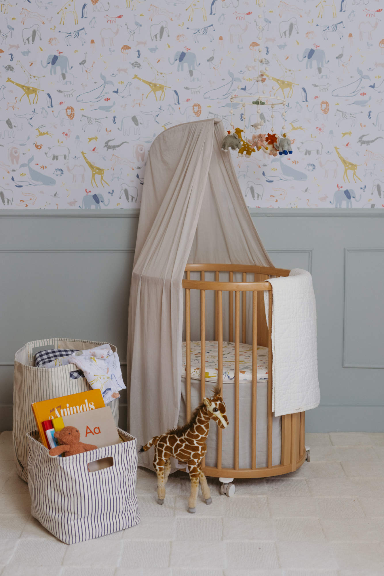 STOKKE SLEEPI MINI FITTED SHEET BY PEHR V3