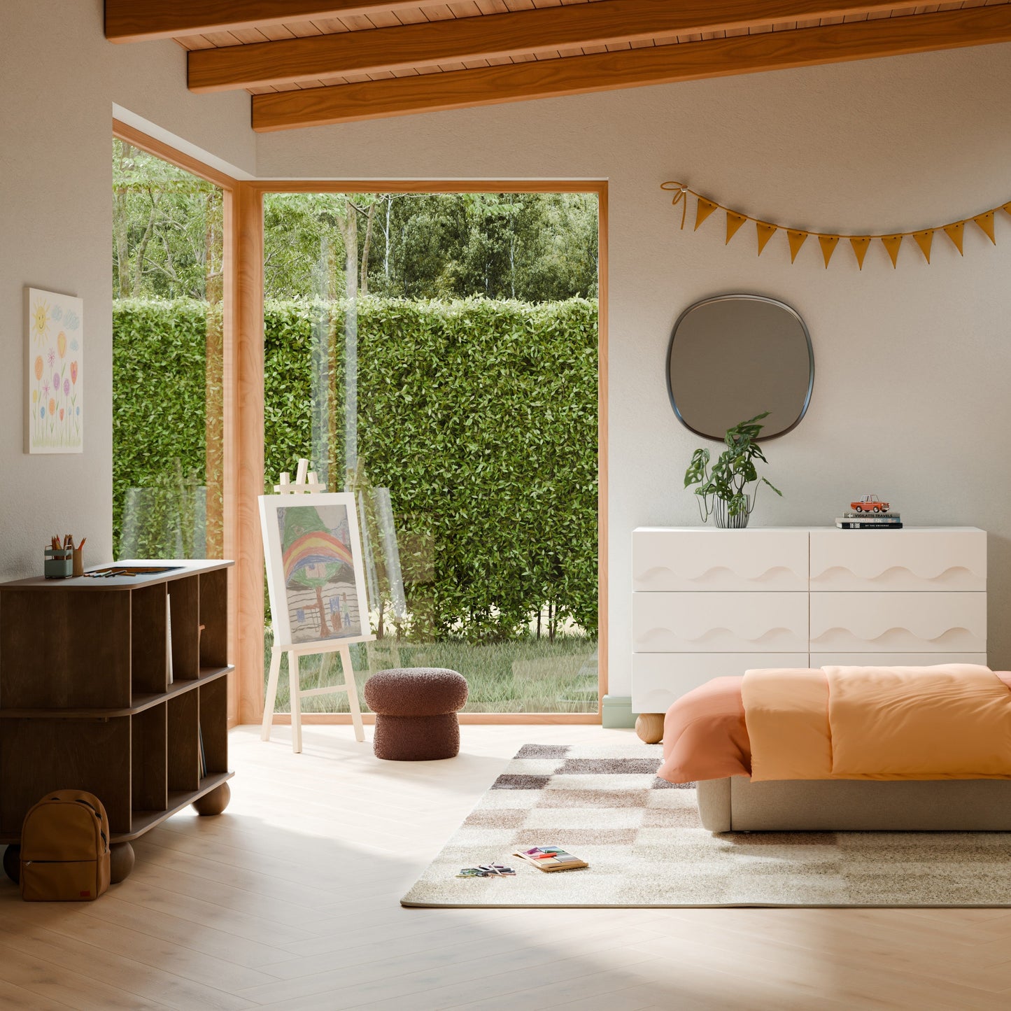 BABYLETTO CROSBY OPEN BOOKCASE
