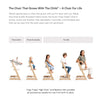 STOKKE TRIPP TRAPP HIGH CHAIR² WITH NEWBORN SET