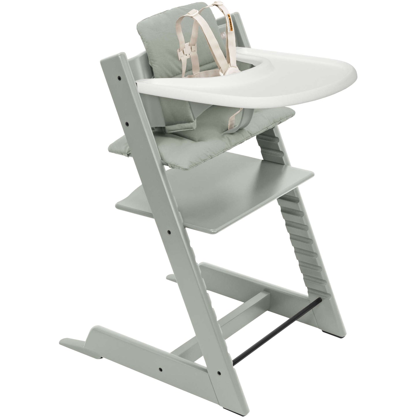 STOKKE TRIPP TRAPP HIGH CHAIR 2 WITH CUSHION + TRAY